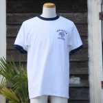 インディニャンMC リンガーTシャツ(ホワイト/ネイビー)