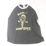 Cottage Buroro...7分丈ベースボールTシャツ(ブラック×ホワイト)