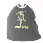 Cottage Buroro...7分丈ベースボールTシャツ（ブラック×ホワイト）